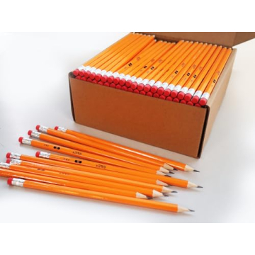 Bulk Box of Pre-sharpened #2 Pencils for Schools