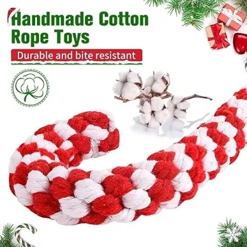 SCENEREAL Christmas Dog Toys - 4 Pack for Dogs