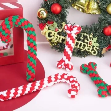SCENEREAL Christmas Dog Toys - 4 Pack for Dogs