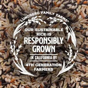 Lundberg Wild Blend Rice – Long-Grain Brown, Sweet Brown, Red & Black Rice, Certified Gluten-Free Whole Grains, 16 Oz