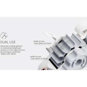 MoTEX Heat Tape Dispenser Sublimation – 1” & 3” Core Multiple Roll Pre-Cut Heat Tape Dispenser...