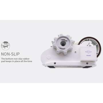 MoTEX Heat Tape Dispenser Sublimation – 1” & 3” Core Multiple Roll Pre-Cut Heat Tape Dispenser, Heat Resistant Sublimation for Heat Press & Mug Press Machine (Black, Tapes not included)