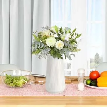 Stylish White Ceramic Vase for Modern Decor