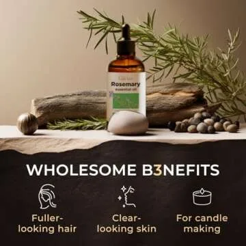 Rosemary Essential Oil 4 Fl Oz - Pure Natural Gya Labs