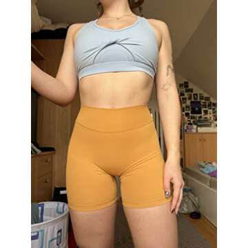 TomTiger Workout Shorts for Women High Waist Gym Fitness Running Yoga Bike Active Exercise Women's S...