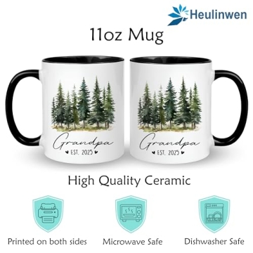 Grandparents 2025 Mug Set - Baby Announcement Gifts