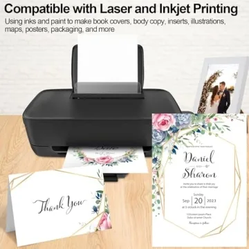 White Cardstock 8.5 x 11, 230gsm for Crafts and Printing