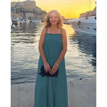 Shy Velvet Summer Linen Maxi Dress - Stylish Comfort