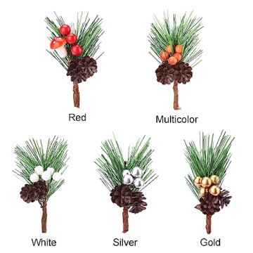 Artificial Christmas Picks for Festive DIY Decor