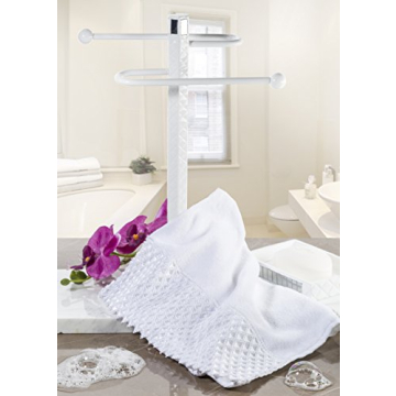 Elegant Decorative Fingertip Lace Towels - 4 Pack Set