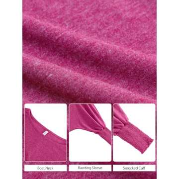 Sucolan Women Oversized T-Shirt Basic Tees Plus Size Tops Loose Fit Long Length Sleeve Top Gym Baggy Shirt for Summer Trendy Rose Pink