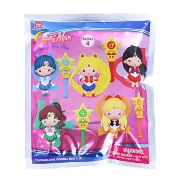 Sailor Moon Series 4-3D Foam Bag Clip in Blind Bag