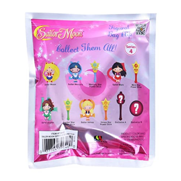 Sailor Moon Series 4-3D Foam Bag Clip in Blind Bag