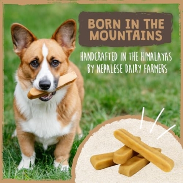 Mighty Paw Yak Cheese Dog Chews - Protein-Rich Treats