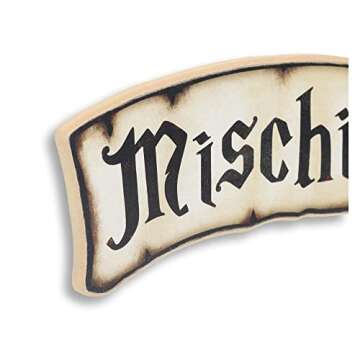 Harry Potter Mischief Managed Rustic Wood Wall Decor - Vintage Mischief Managed Sign for Home Decorating