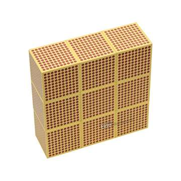 Elite Montessori 9 Wooden Thousand Cubes for Learning Fun