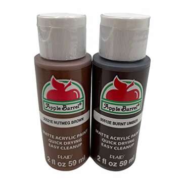 Dark Flesh Tone Acrylic Paint Set