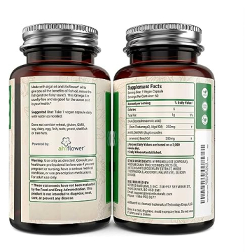 Vegan Omega-3 DHA Supplement | Plant-Based Omega Fatty Acids