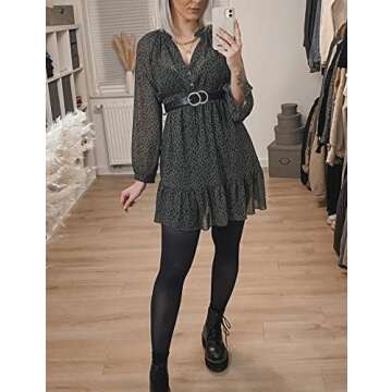 Earna Women's Soft Faux Leather Fashion Belt for Jeans