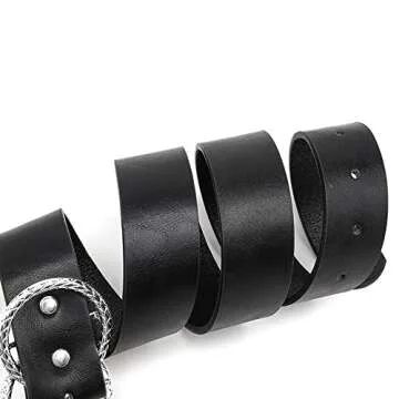 Earna Women's Soft Faux Leather Fashion Belt for Jeans