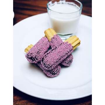 Sweet Eva’s Pink Pearl Nonpareils - 1.5 lbs of Fun Sprinkles