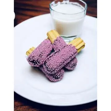 Sweet Eva’s Pink Pearl Nonpareils - 1.5 lbs of Fun Sprinkles