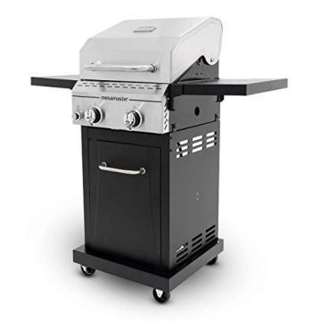 Megamaster 2-Burner Propane Grill Portable Outdoor Cooking