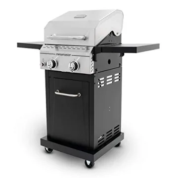 Megamaster 2-Burner Propane Grill Portable Outdoor Cooking
