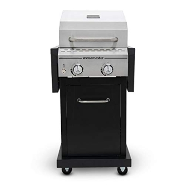 Megamaster 2-Burner Propane Grill Portable Outdoor Cooking