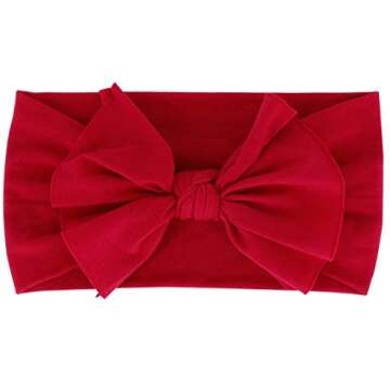 QandSweet Baby Girl's Headbands and Bows Hair Accessories (Value Set of 10Pcs)