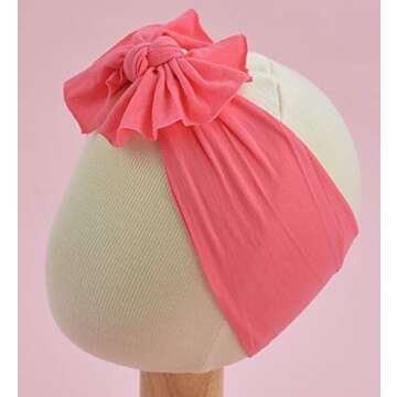 Stylish 10-piece Baby Girl's Headbands & Bows Set