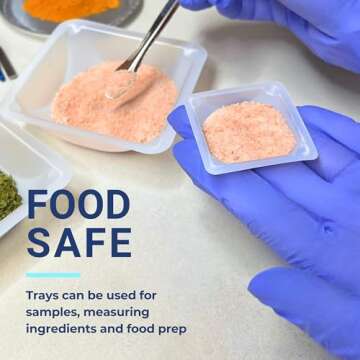 7ml Weigh Boats 125 Pack - Disposable Weighing Trays