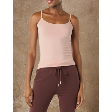 Amazon Essentials Women's Slim-Fit Cami Pack of 4 Colors