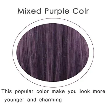 Realistic Purple Long Synthetic Lace Front Wigs for Women 24 Inch