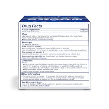 TUCKS Medicated Cooling Pads Witch Hazel Relief 100 Count