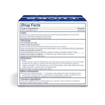 TUCKS Medicated Cooling Pads Witch Hazel Relief 100 Count