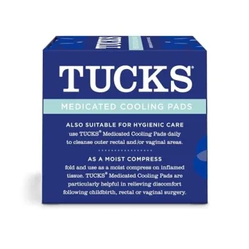 TUCKS Medicated Cooling Pads Witch Hazel Relief 100 Count