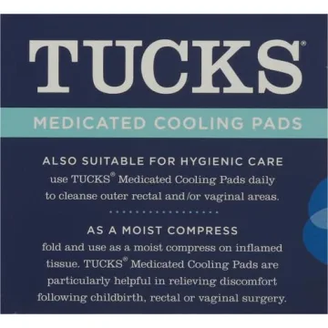 TUCKS Medicated Cooling Pads Witch Hazel Relief 100 Count