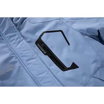 MOERDENG Women's Waterproof Ski Jacket for Winter Sports