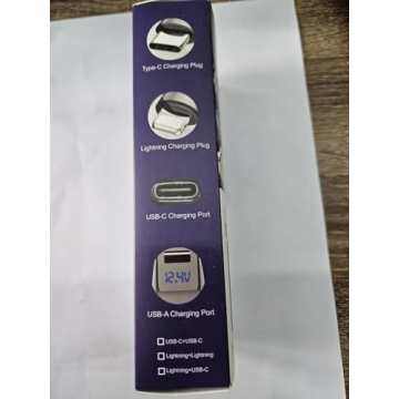 COCIVIVRE Retractable 4-in-1 Fast Charging Car Charger