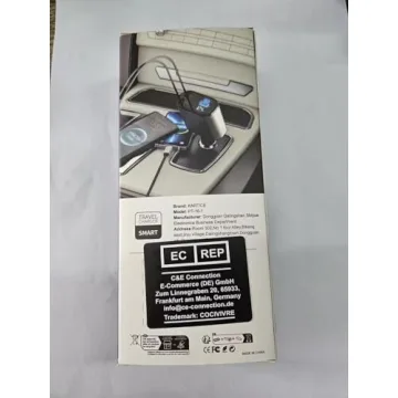 COCIVIVRE Retractable 4-in-1 Fast Charging Car Charger