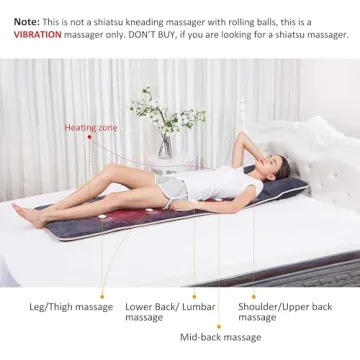 Snailax Massage Mat with Heat and Vibrating Nodes