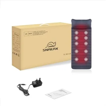 Snailax Massage Mat with Heat and Vibrating Nodes