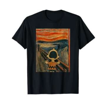 Peanuts Charlie Brown Scream Artsy T-Shirt