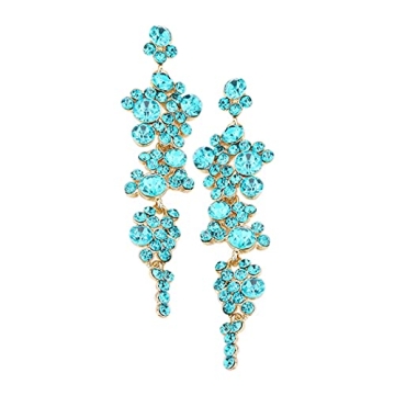 Stunning Crystal Rhinestone Dangle Earrings for Glamour
