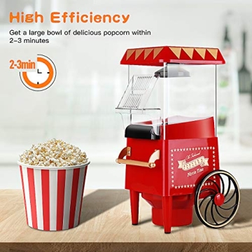AiKanbo Small Oil-Free Popcorn Machine for Healthy Snacking