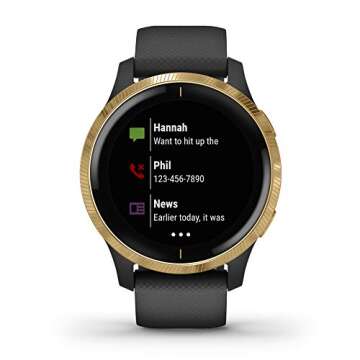 Garmin 010-02173-31 Venu, GPS Smartwatch, Bright Touchscreen Display, Features Music, Body Energy Mo...
