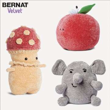 Bernat Velvet Gray Orchid Yarn - 2 Pack of 300g/10.5oz - Polyester - 5 Bulky - 315 Yards - Knitting/Crochet