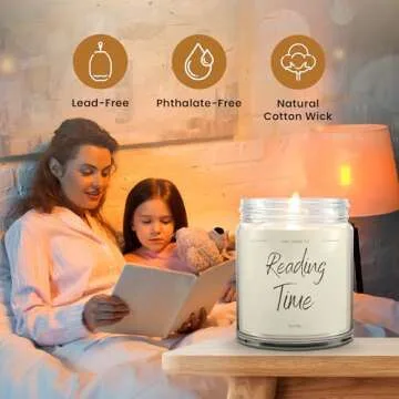 1OAK Vanilla Soy Candles - Reading Candle - Book Candle - Gifts for Readers - Cool Gifts for Book Lo...
