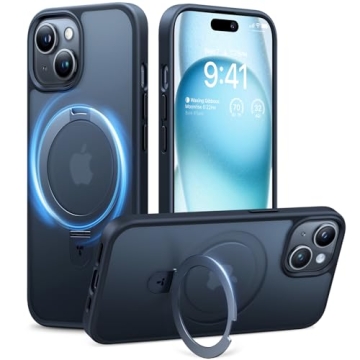 TORRAS Ultra Magnetic Ostand for iPhone 15 Case - Military-Grade Protection & Stylish Design